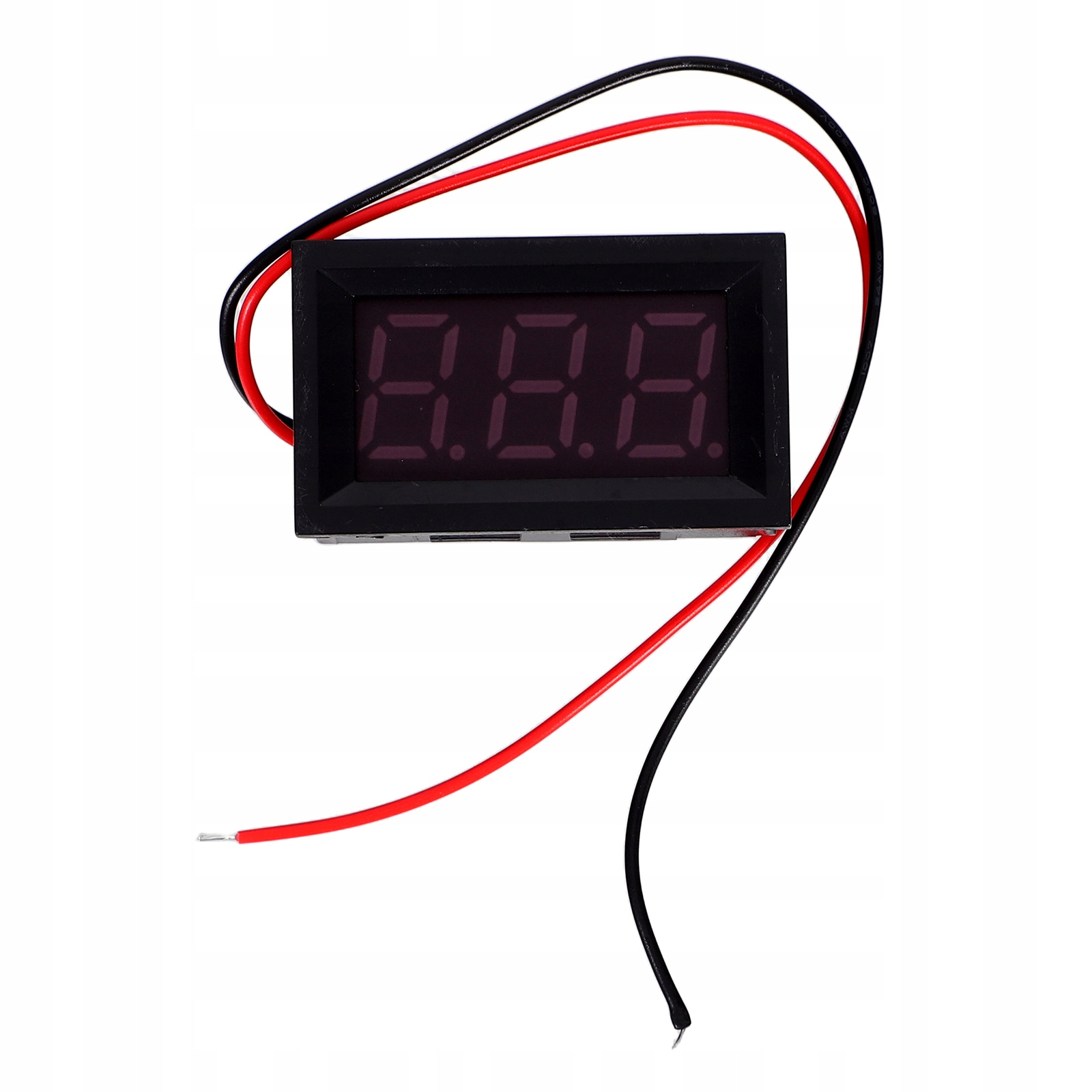 2 SZT. MINI WOLTOMIERZ LED DO WIELOKROTNEGO UŻYTKU Z WYRAŹNYM WYŚWIETLACZEM CYFROWYM