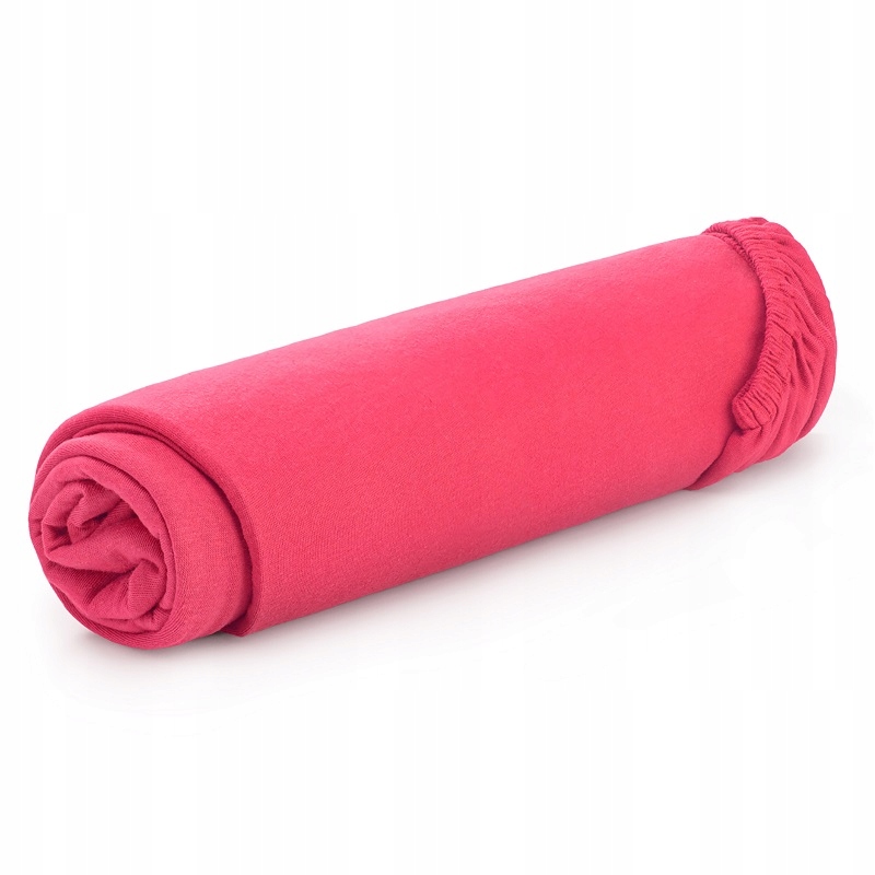 

Prześcieradło jersey z gumką 120x200 Malinowe