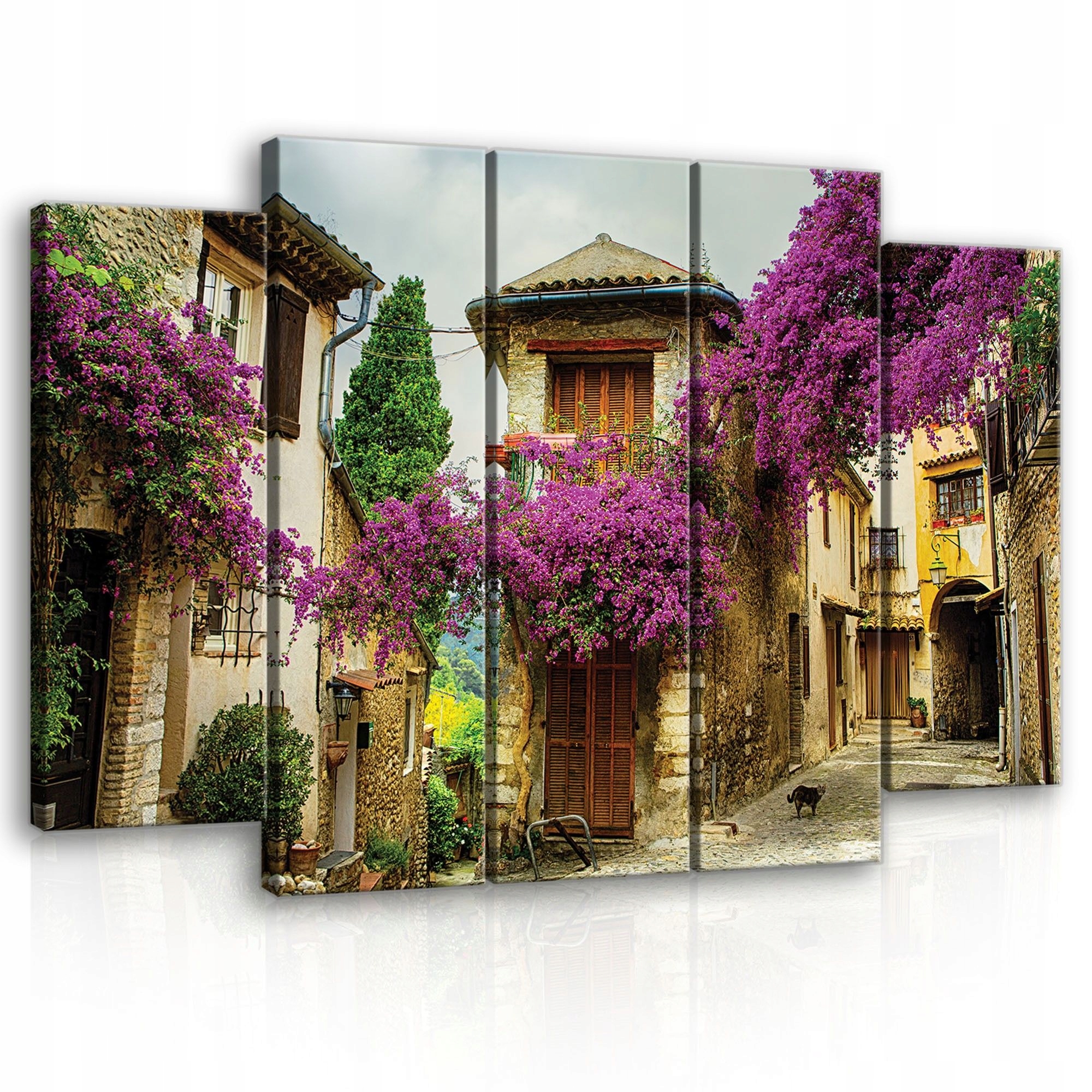 Obraz 150x100 Ulička uličky stredomorské mesto kvety architektúra