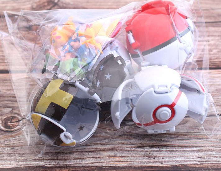 Figurki Pokemon Clip Go PokeBall ZESTAW 4 SZT Minimalny wiek dziecka 3