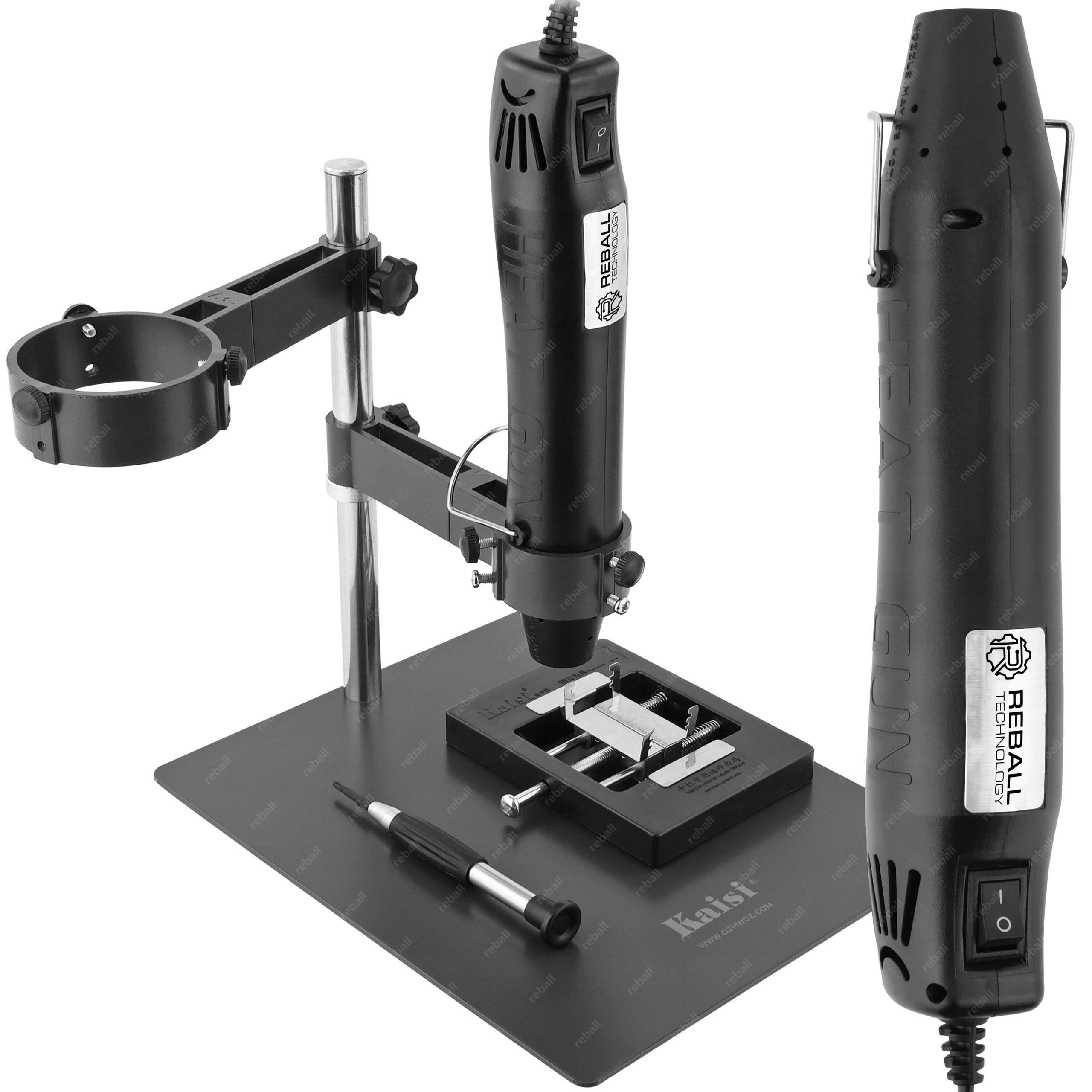 Set Držák Kaisi F-204 Hot Air Horkovzdušná Pistole RT300 Stojan Pro Systémy Bga Bgap