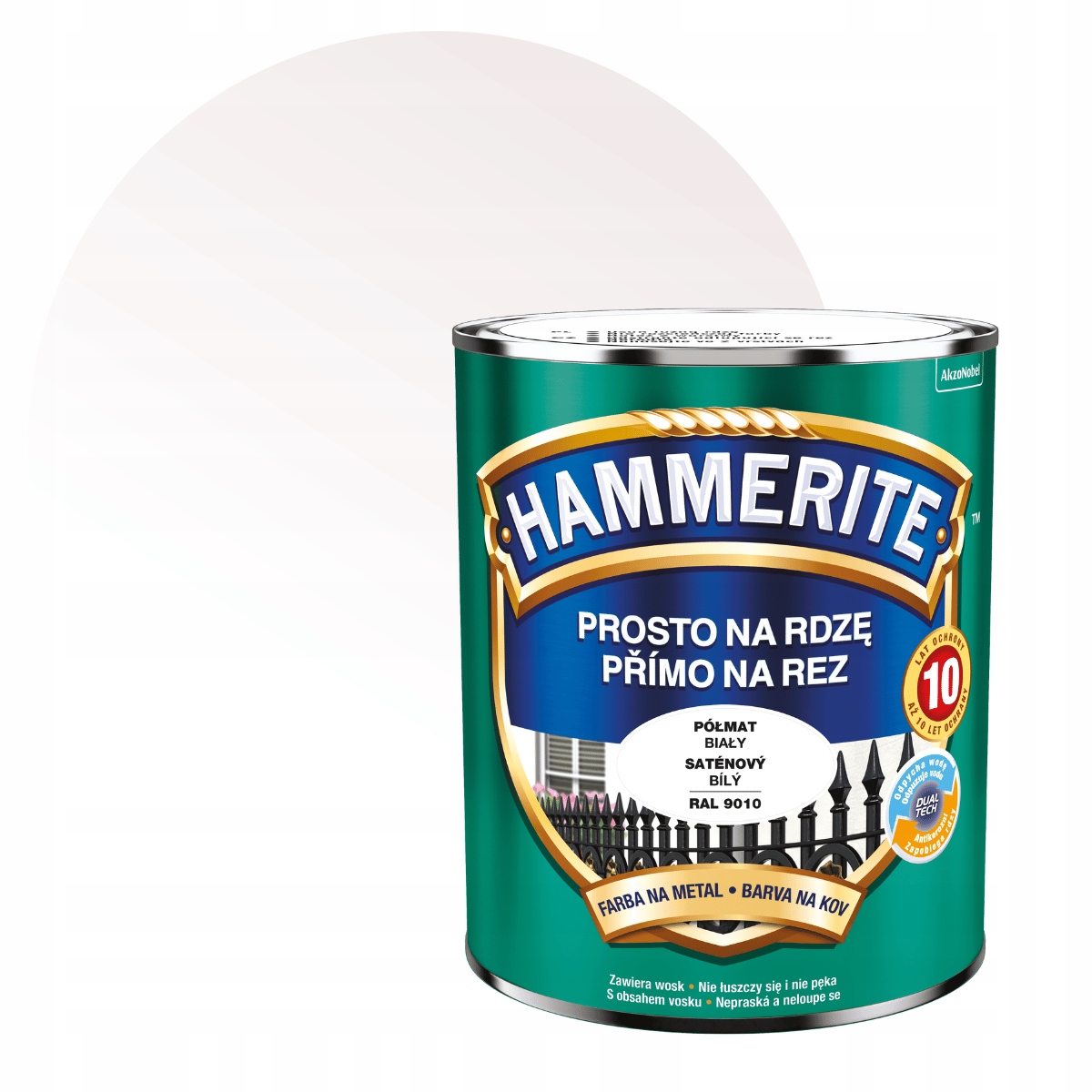 

Hammerite Na Rdzę 0,7L Biały Półmat