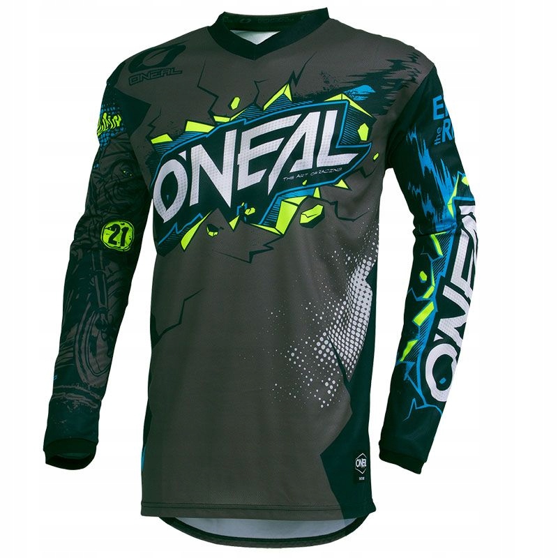 O'neal Villain szara bluza rowerowa dla dziecka na Dh Enduro Mtb Trail L