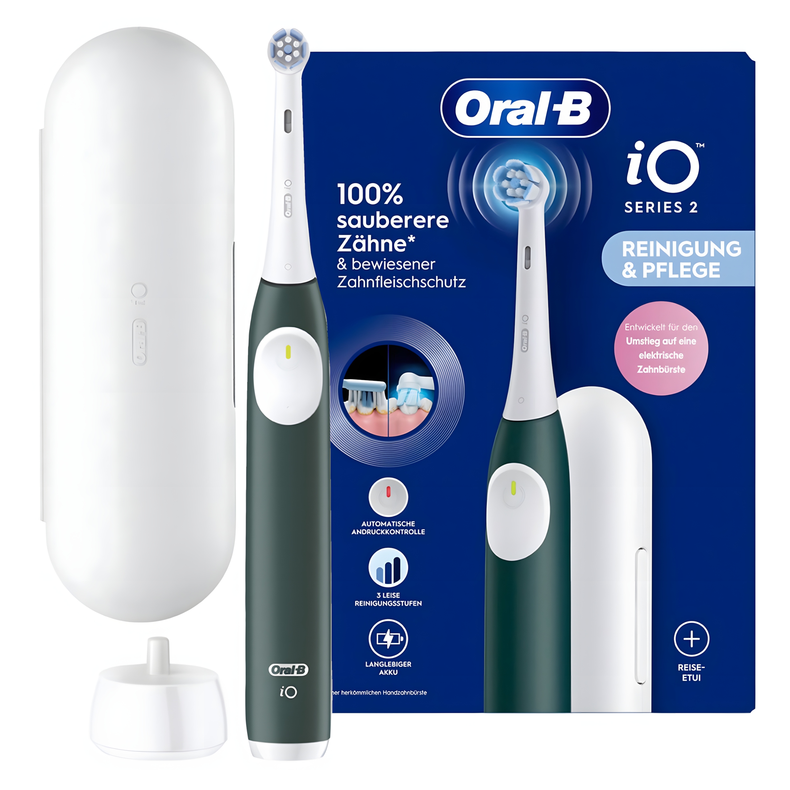 Braun Oral-B Io Series 2 Szczoteczka Elektryczna do zębów Zielona