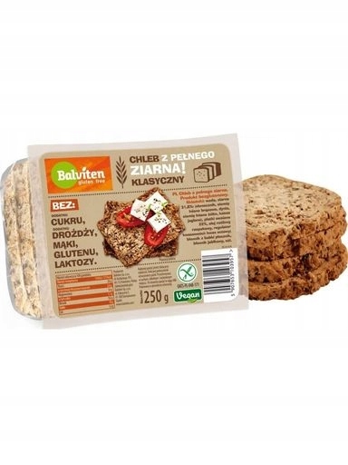 Levně 5 x Balviten Chléb celé zrno bezlepkový 250 g