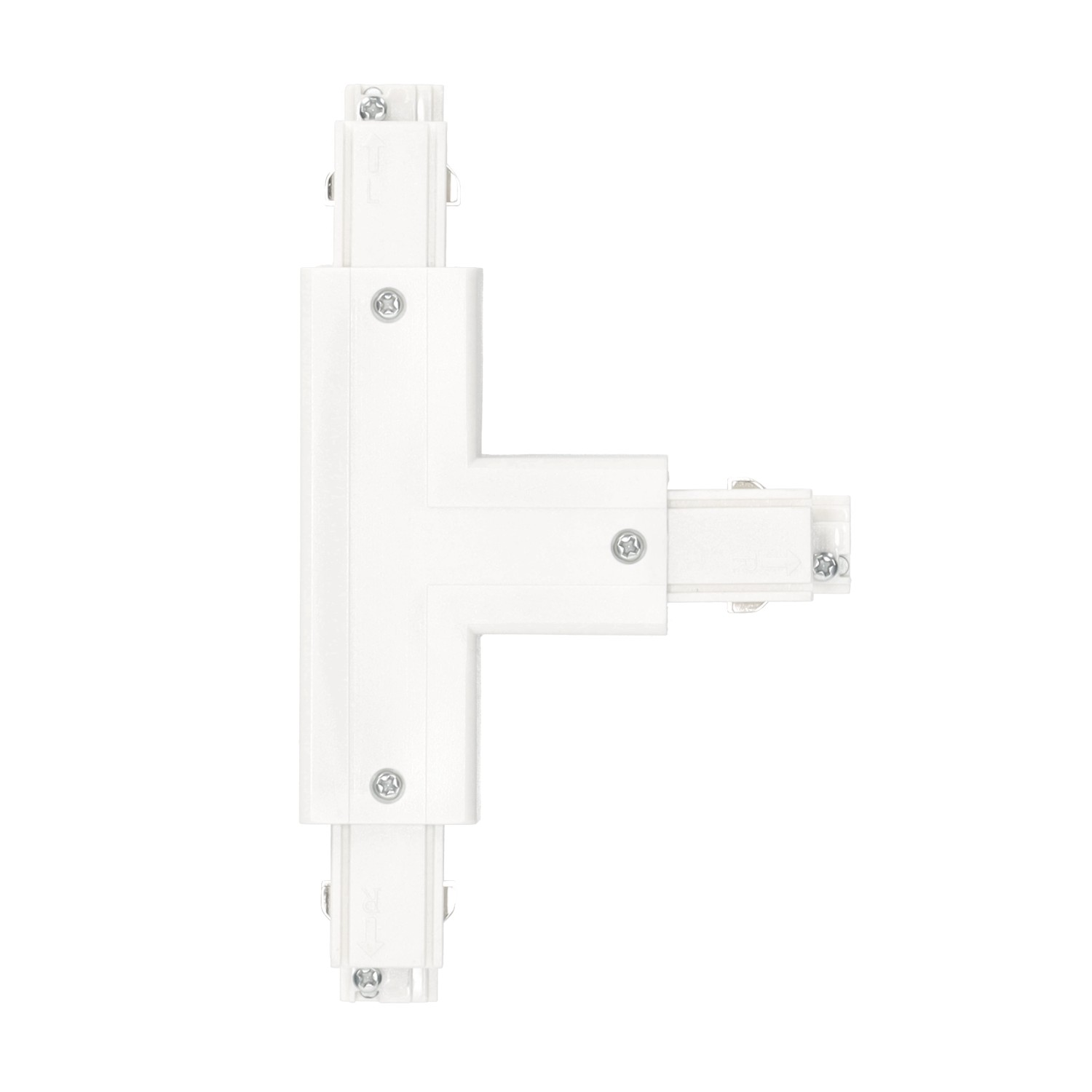 Vnější "t" spojka pro spojování kolejnic Bílá