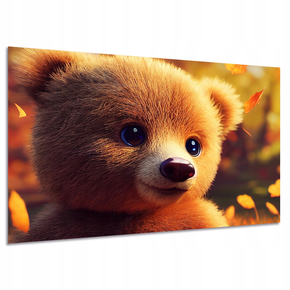 Obraz słodki MIŚ pluszowy dla dziecka 120x80