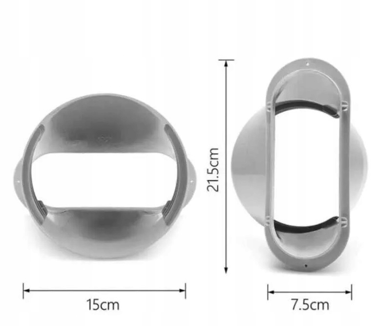 ADAPTER DO RURY KLIMATYZATORA PRZENOŚNEGO USZCZELKI RĘKAWA OKIENNEGO 15 CM