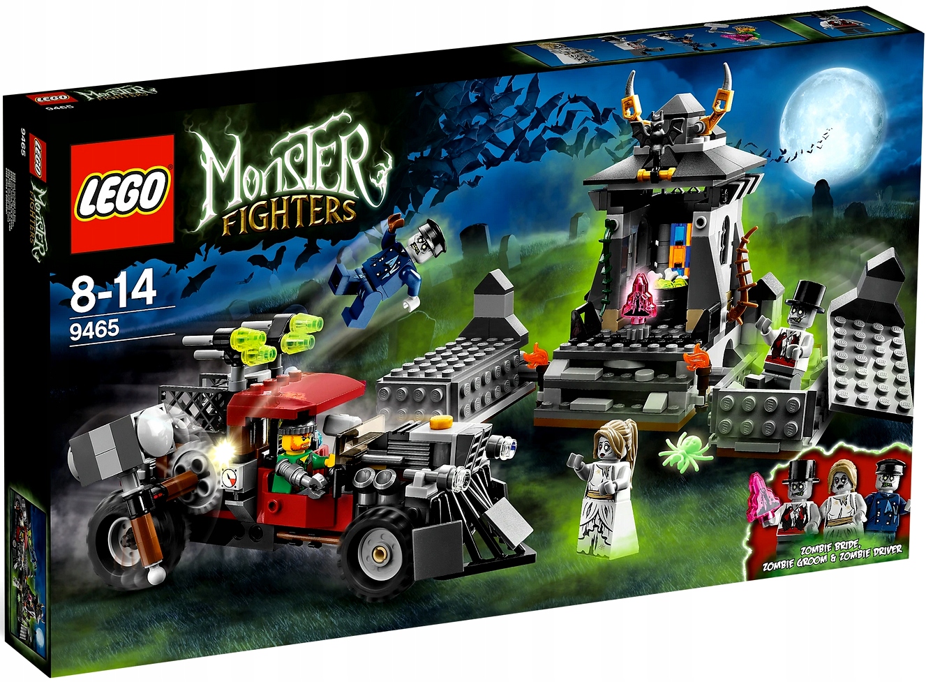 Lego Monster Fighters 9465 The Zombies Nové