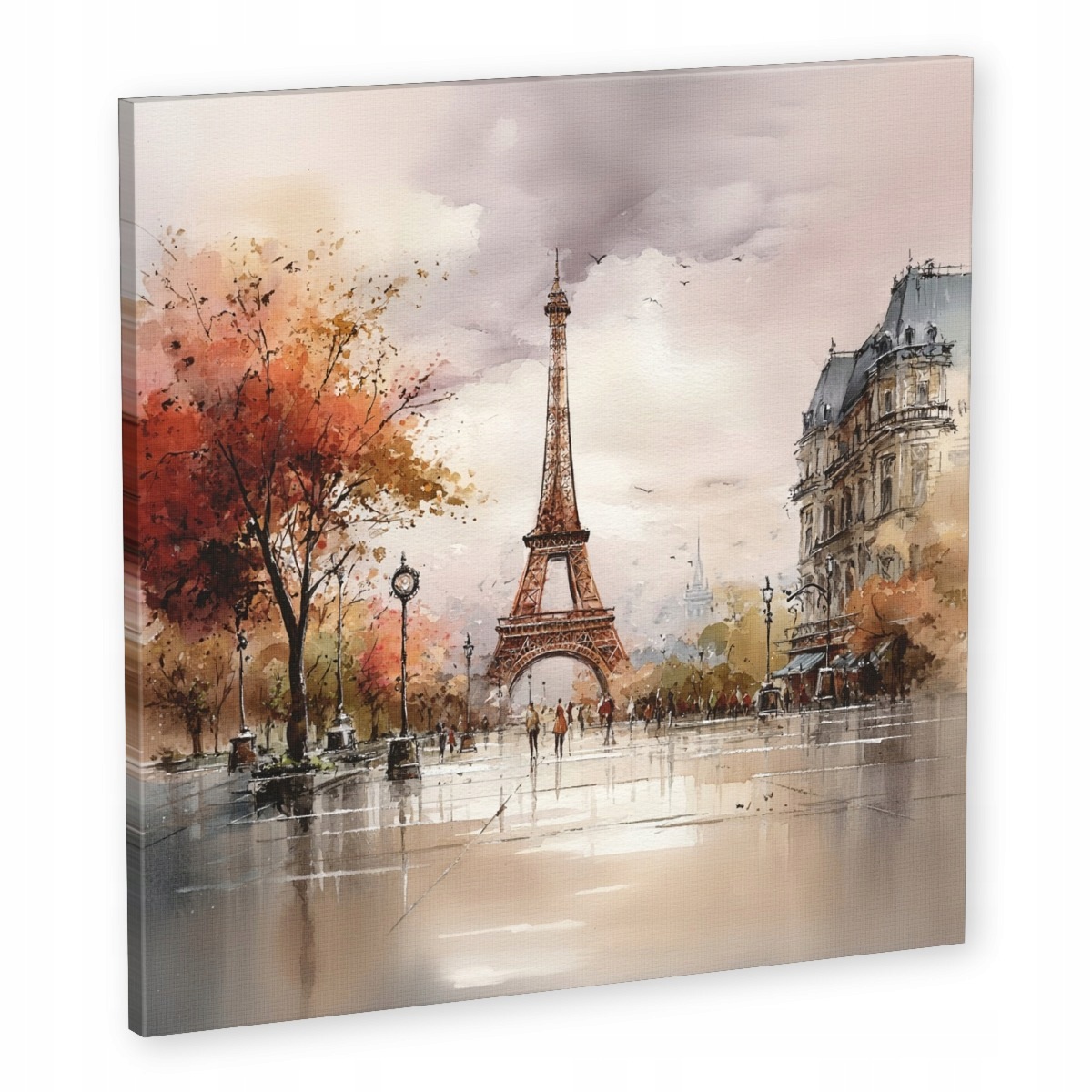 Obraz Na Plátně Canvas Město Paříž Eiffelova Věž Podzim Procházka 50x50