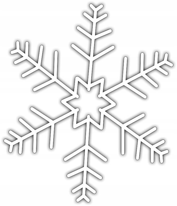 

Naklejka Śnieżynka Płatek śniegu Gwiazdka 12 cm