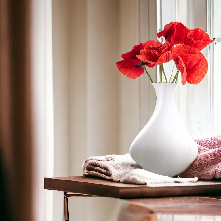 Wazon na kwiaty Wysoki Nowoczesny nietłukący 20 cm Nevox Delta Kod producenta WAZ00001W