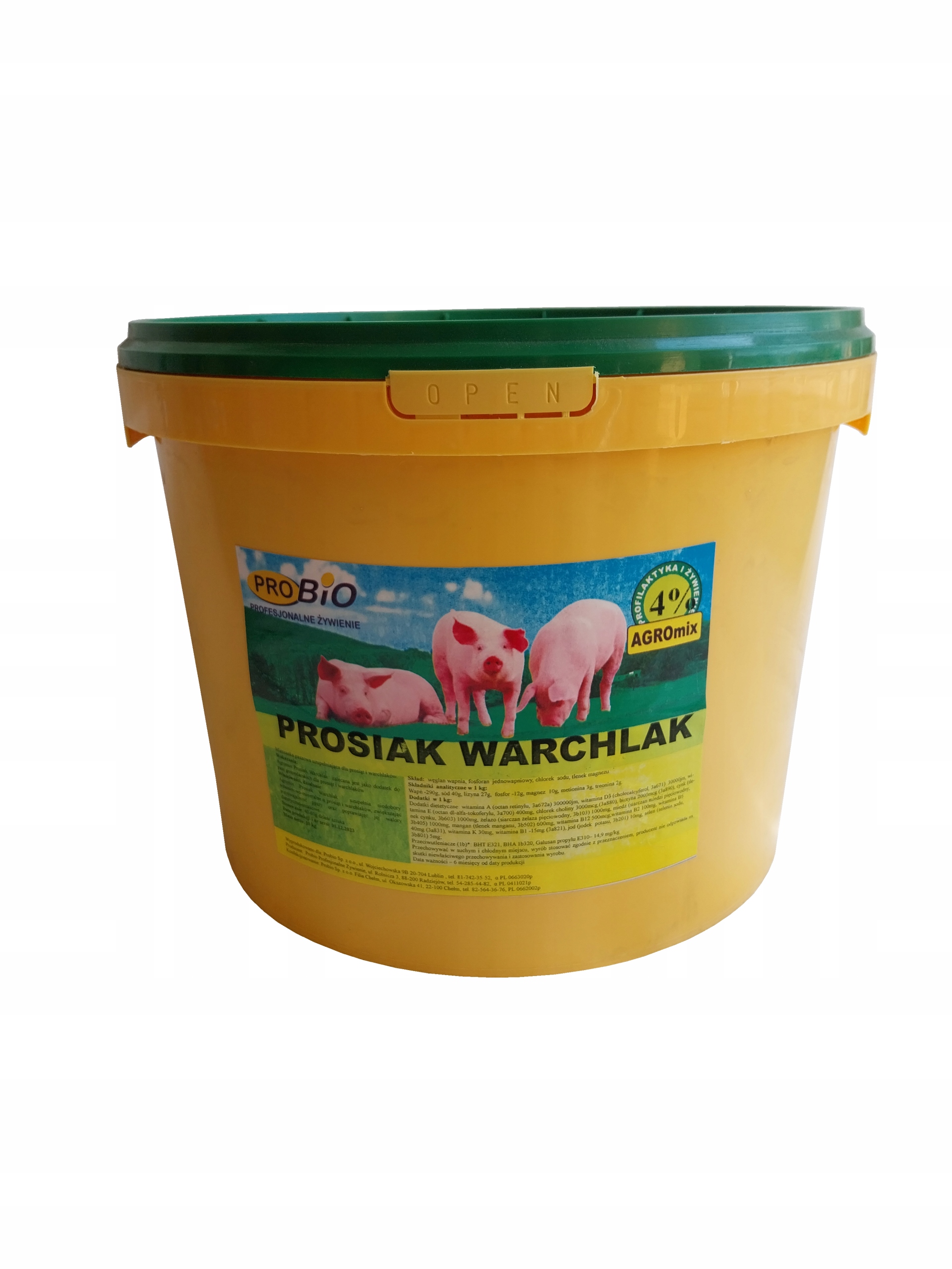 Prosiak Warchlak ProBio 10kg Agromix mieszanka witaminy minerały