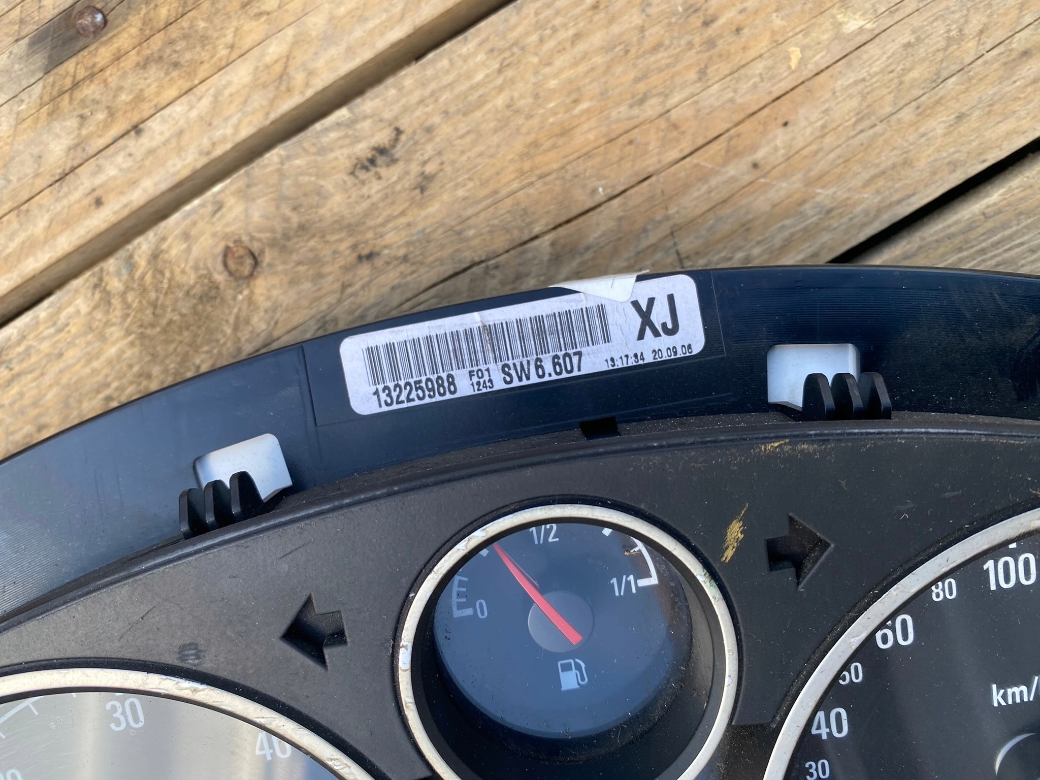 dials dials OPEL ZAFIRA B EUROPA 13225988