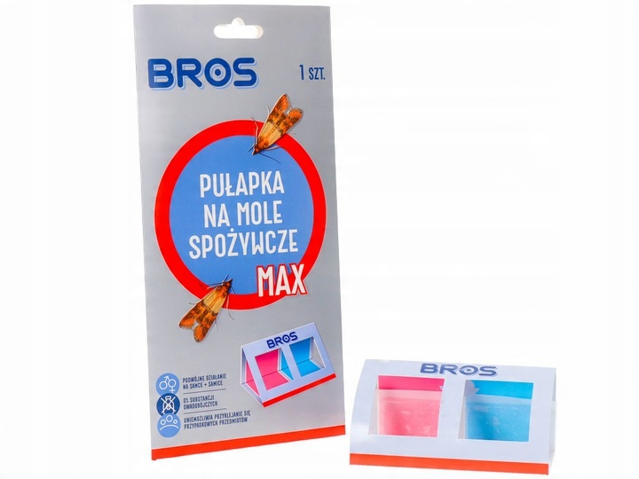 

Bros Lep Pułapka na Mole Spożywcze Max Feromony