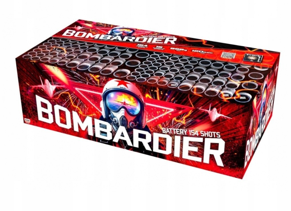 Fajerwerki wyrzutnia mix kaliber Bombardier Klasek C154MXB/C14