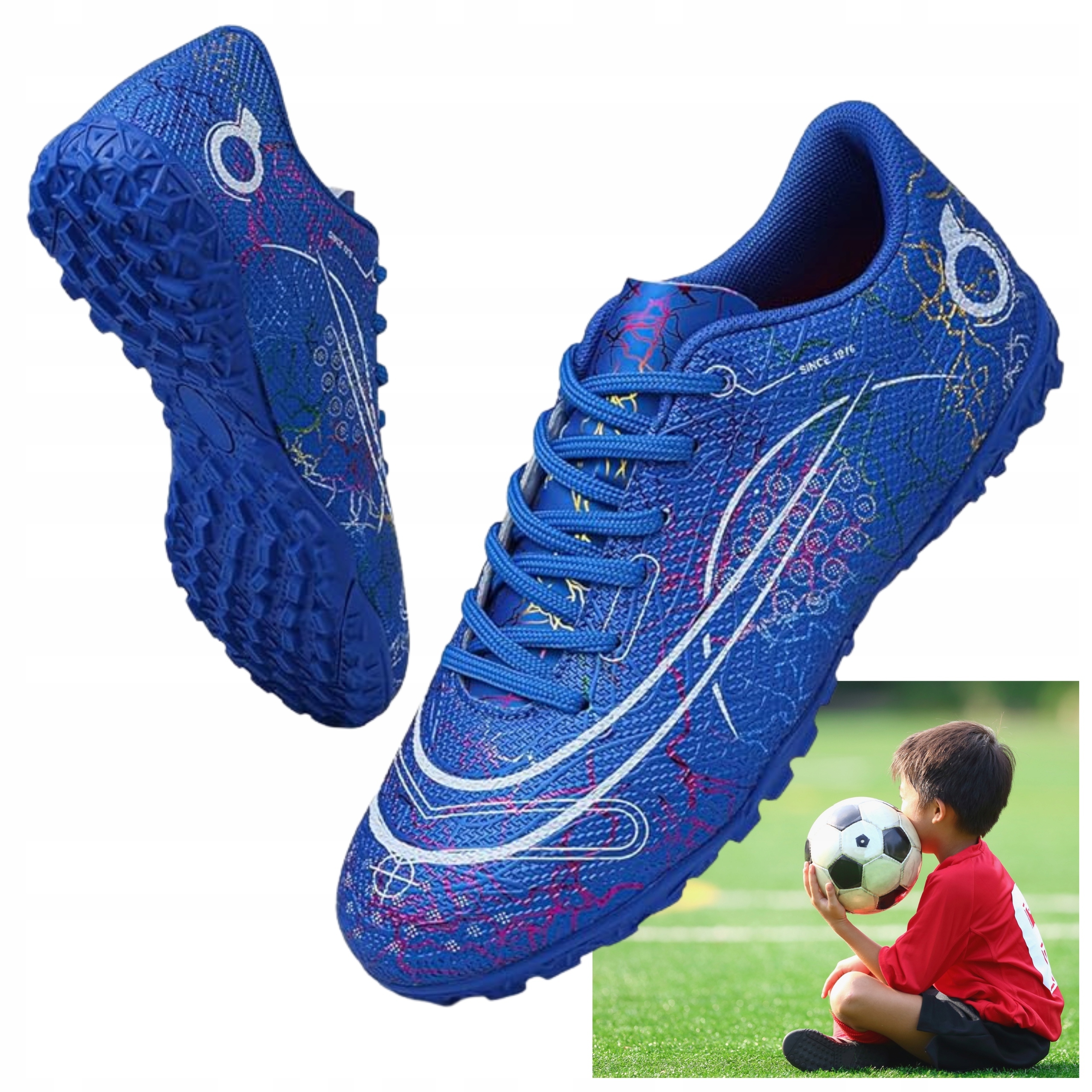 Halówki Buty dziecięce sportowe piłkarskie turfy treningowe do piłki nożnej