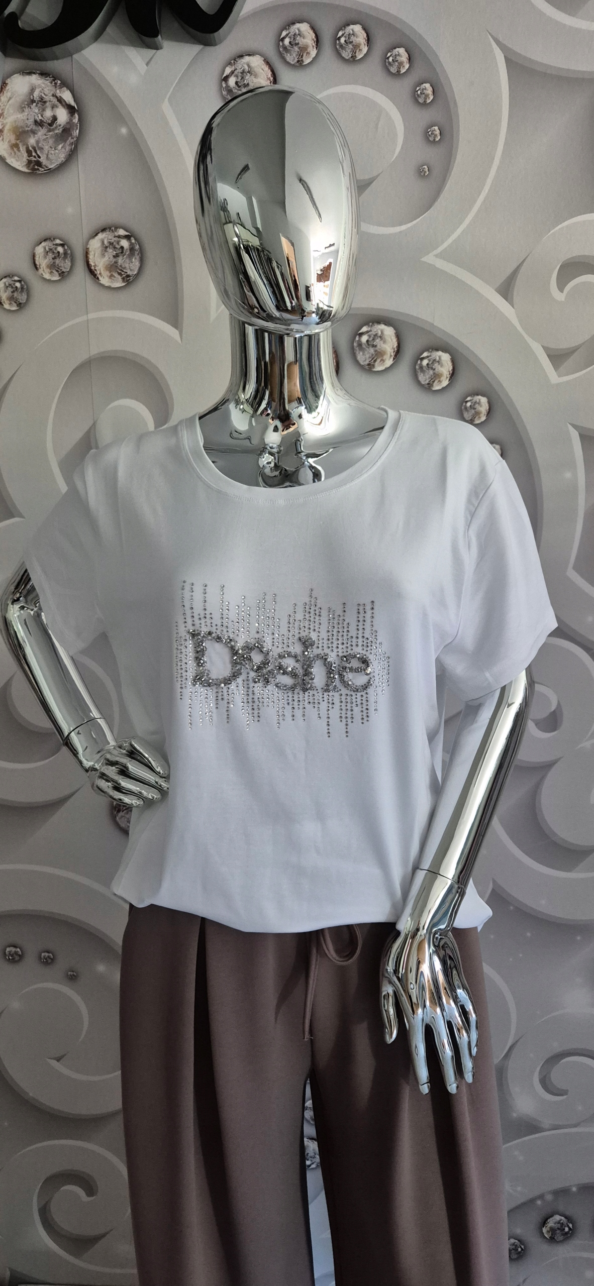 Tričko Halenka Dishe Bílá 44, XL