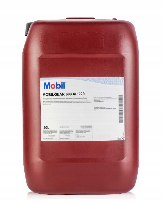 Olej przekładniowy MOBILGEAR 600XP 220 20L clp 220