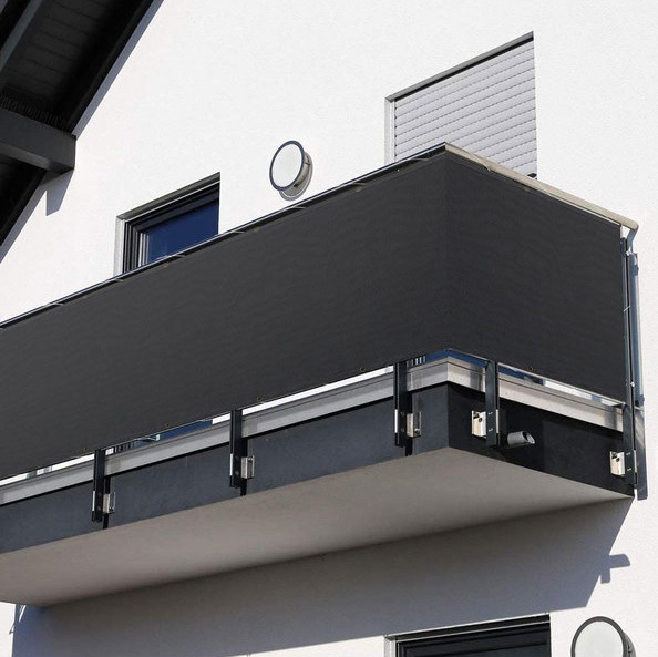 OSŁONA NA BALKON 95% GRAFITOWA NA TARAS PŁOT MATA BALKONOWA 1x7m + OCZKA Rodzaj osłona, mata