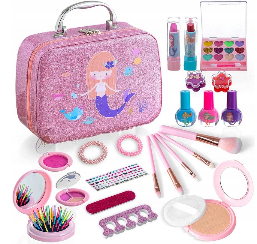 

Kuferek Kosmetyków Do Makijażu I Paznokci Syrenka