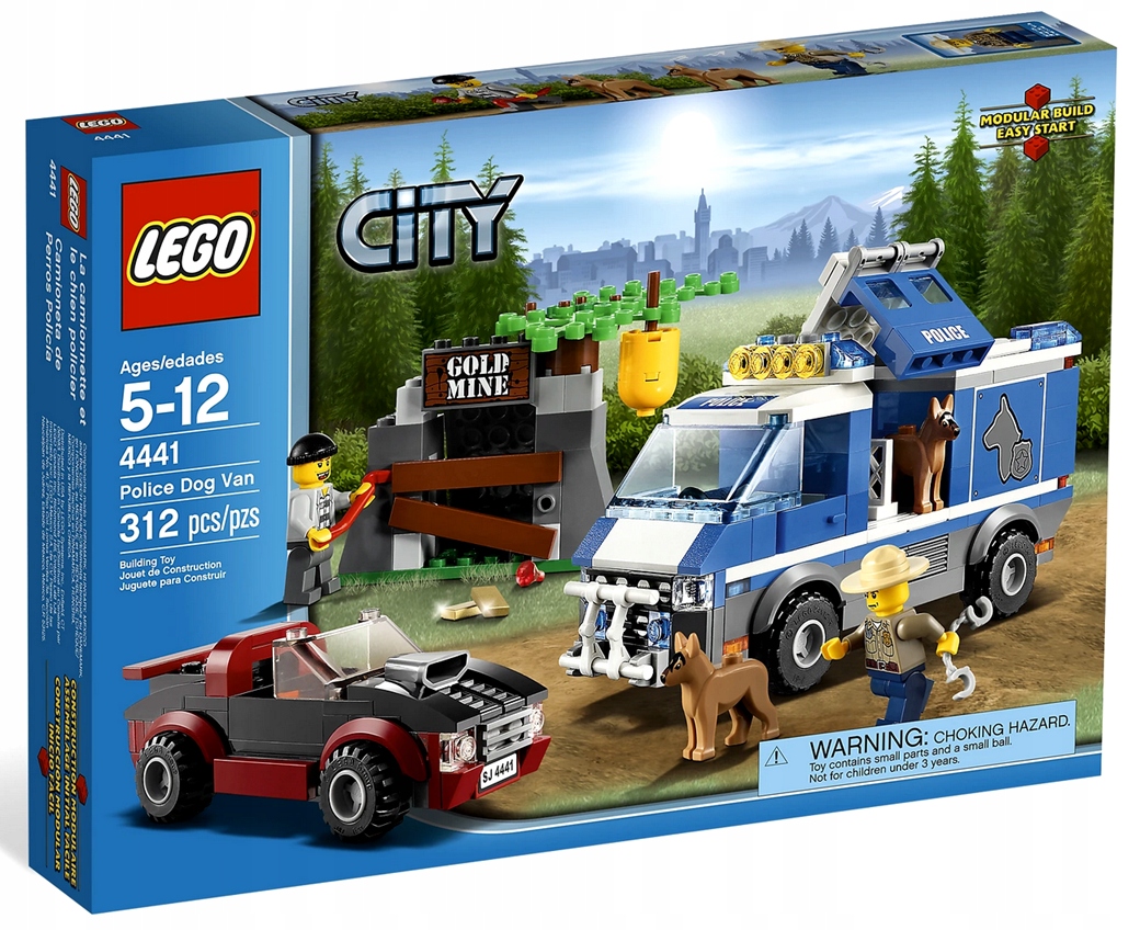 LEGO City - 4441 Samochód dla psów policyjnych - Nowe