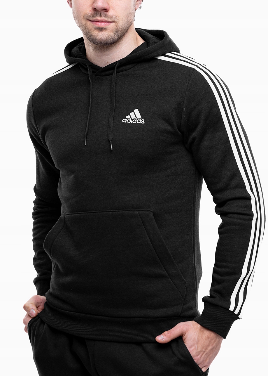 adidas pánská mikina s s kapucí a vel. S