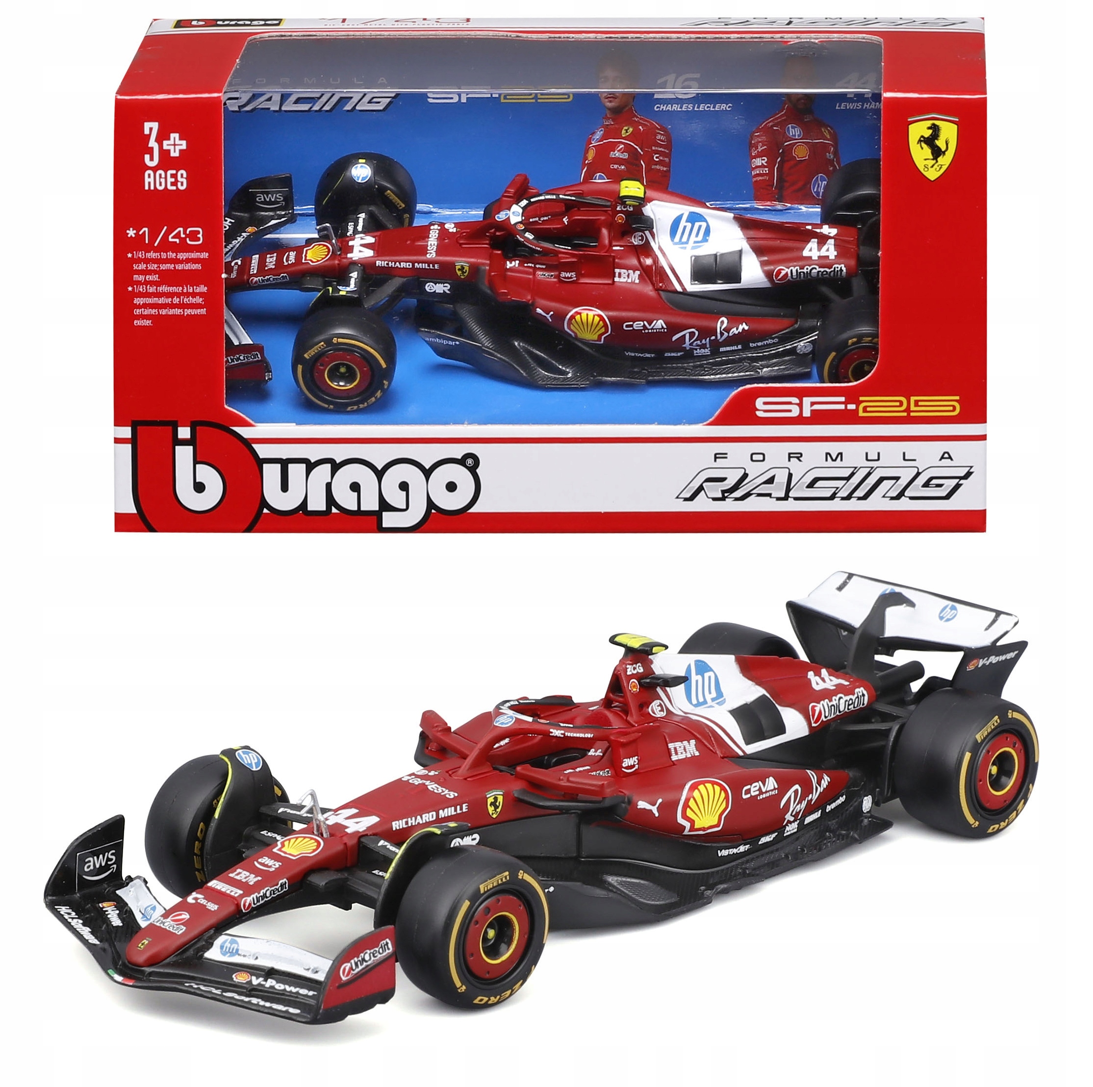 BBU 1:43 Ferrari Formula SF-25 #44 LHamil.36853_44 BBU