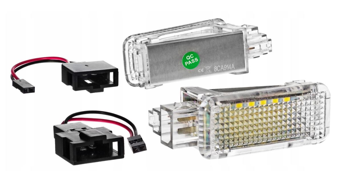 PODŚWIETLENIE DRZWI LED AUDI VW SKODA BAGAŻNIKA