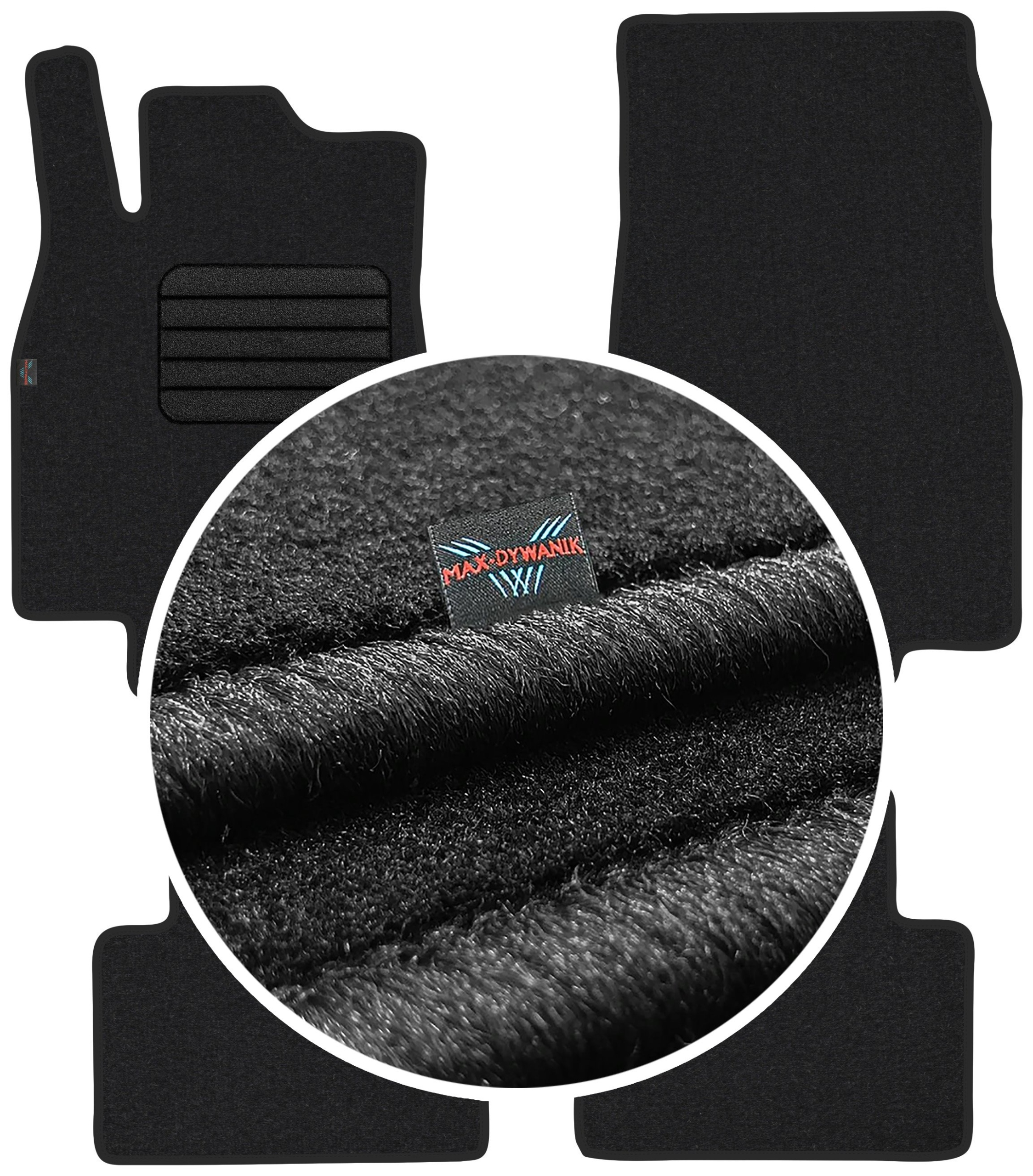 

Mercedes A-Klasa W169 04-12 Wycieraczki welurowe