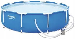 BASEN STELAŻOWY BESTWAY 366x76cm 56681 +pompa+filtr granat/niebieski