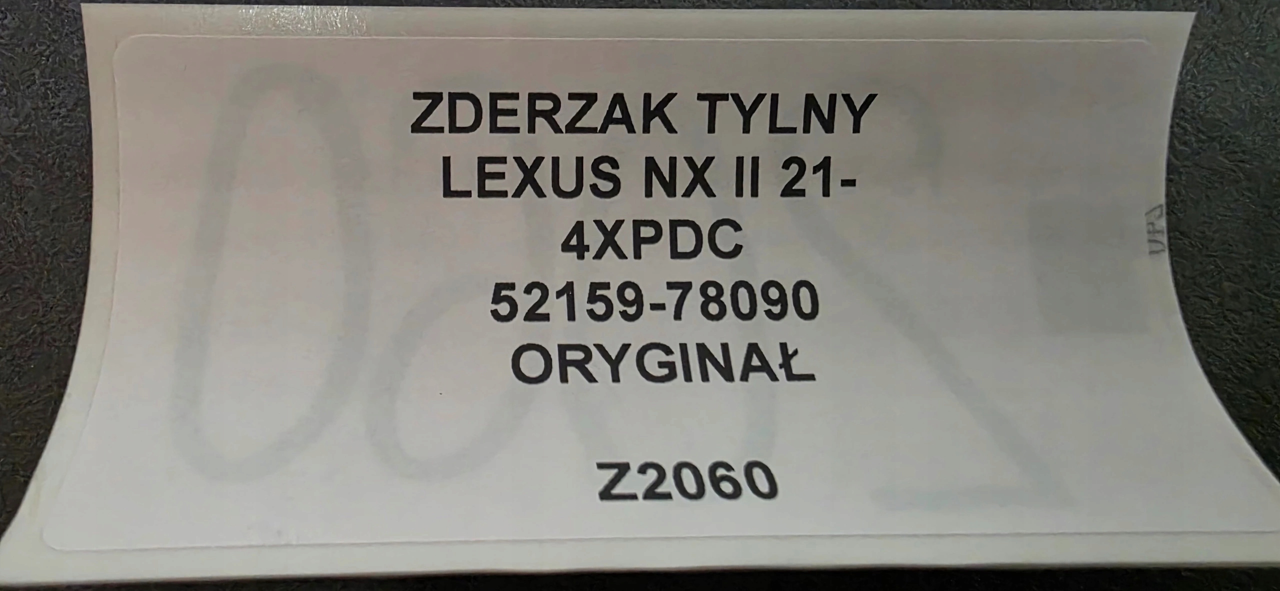 bumper rear LEXUS NX II 21- 4XPDC original 52159-78090
