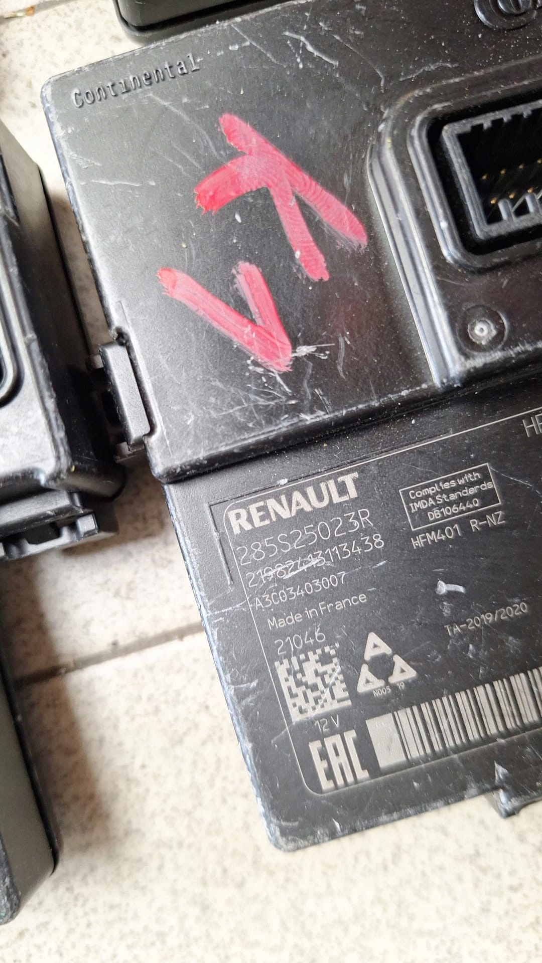 module control unit KOMFORTU RENAULT KANGOO III IV 285S25023R