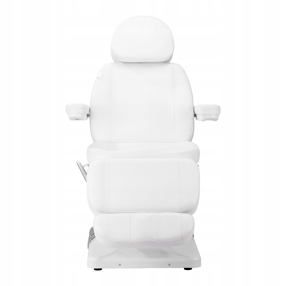 Elektrické kosmetické křeslo Sillon Luxury 3 motory, bílé, nožní ovládání