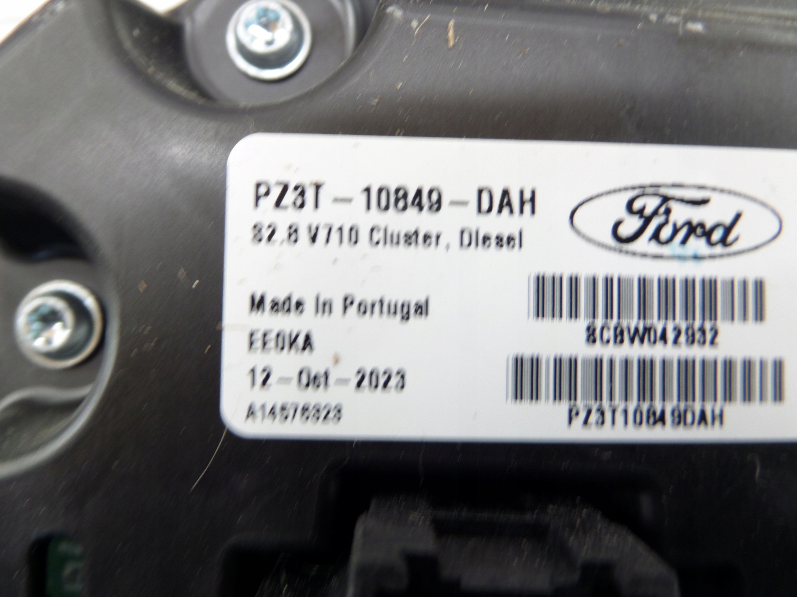 budíky display FORD TRANSIT CUSTOM MK2 PZ3T-10849-DAH