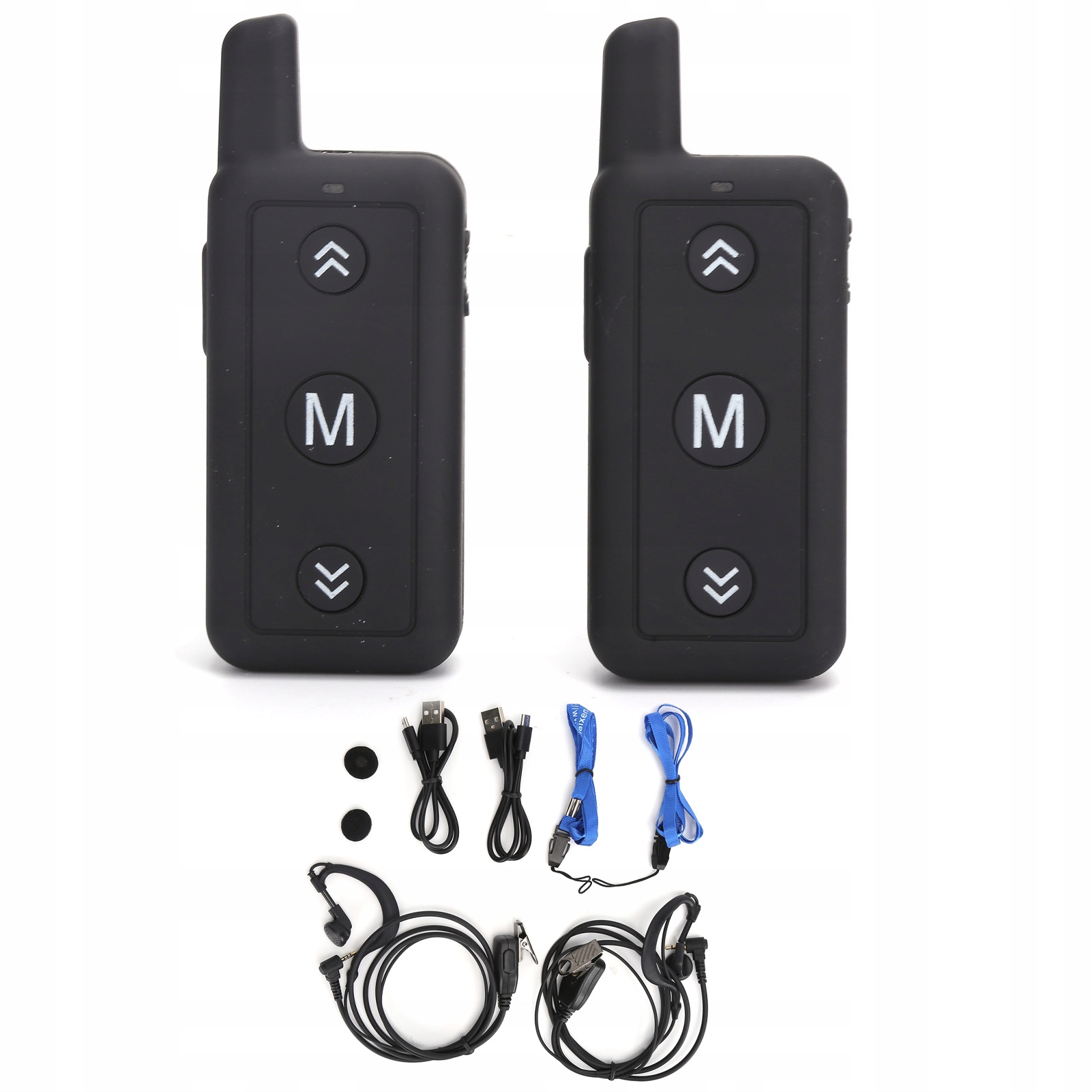 2 Ks Mini Vysílačka Radiotelefon Vysílačka 850 mAh 400-480 MHz