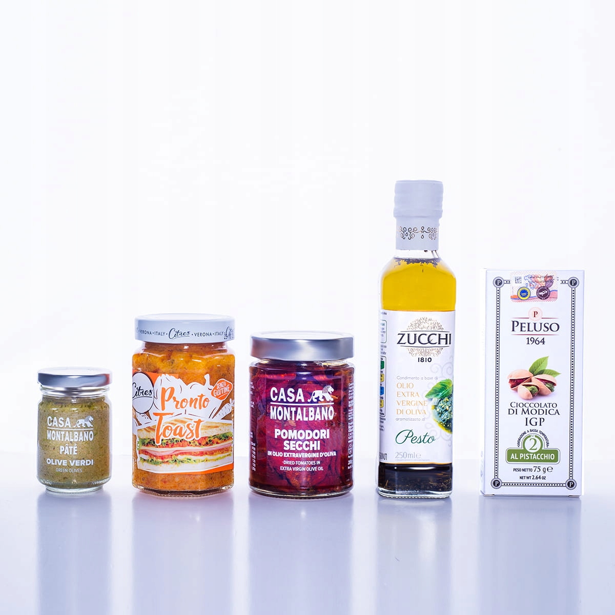 Zestaw Prezentowy Vip Włoskie produkty Oliwa Czekolada Pomidory nr6