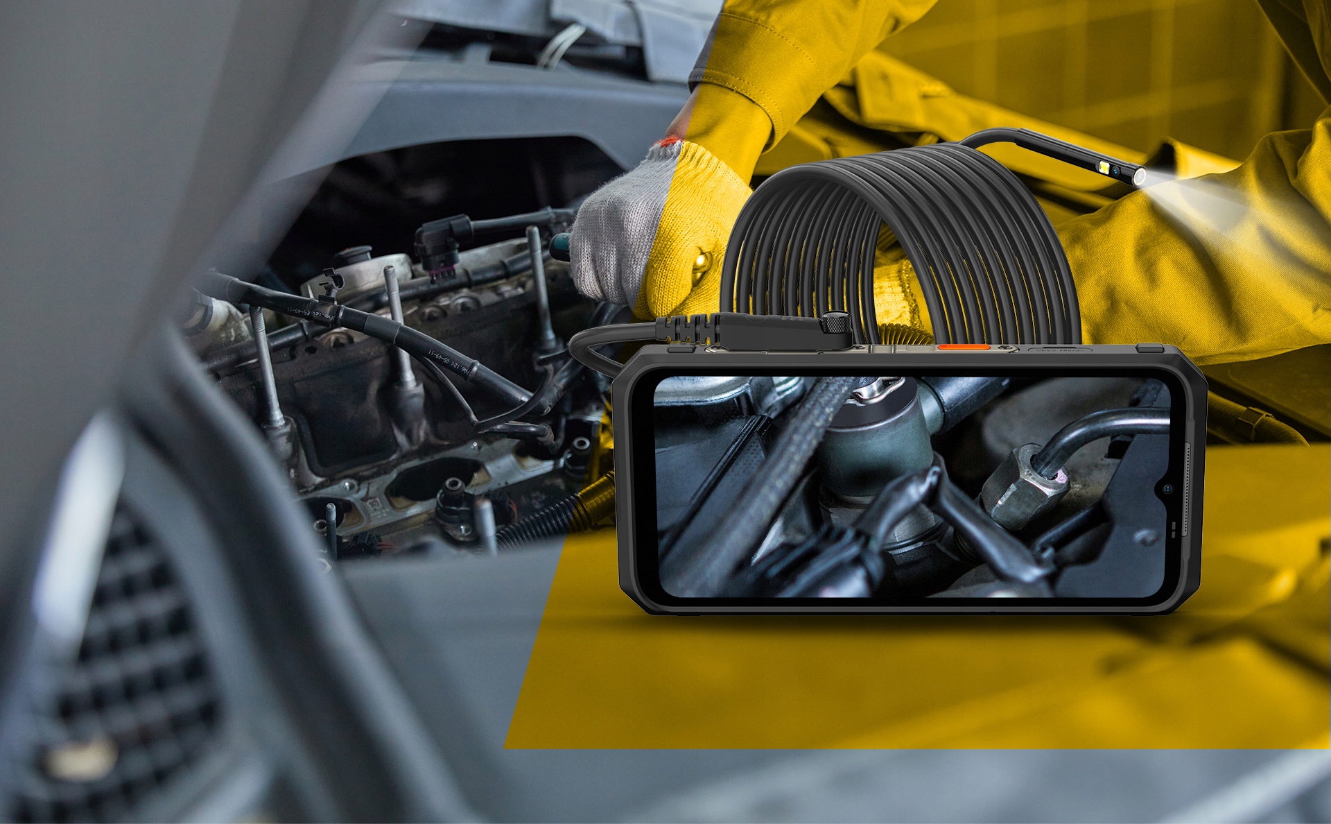 ULEFONE E02 KAMERA ENDOSKOP 720P USMART ULEFONE 18 18T 19 19T 21 24 PAD 2 Stan opakowania oryginalne