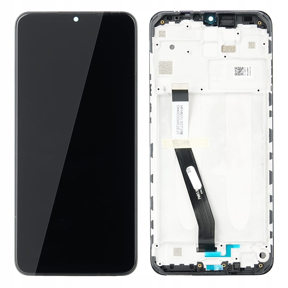 Org LCD displej Xiaomi Redmi 9 Černý (black) S Rámečkem