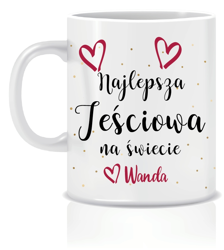 

Kubek Teściowej z imieniem 330ml kartonik