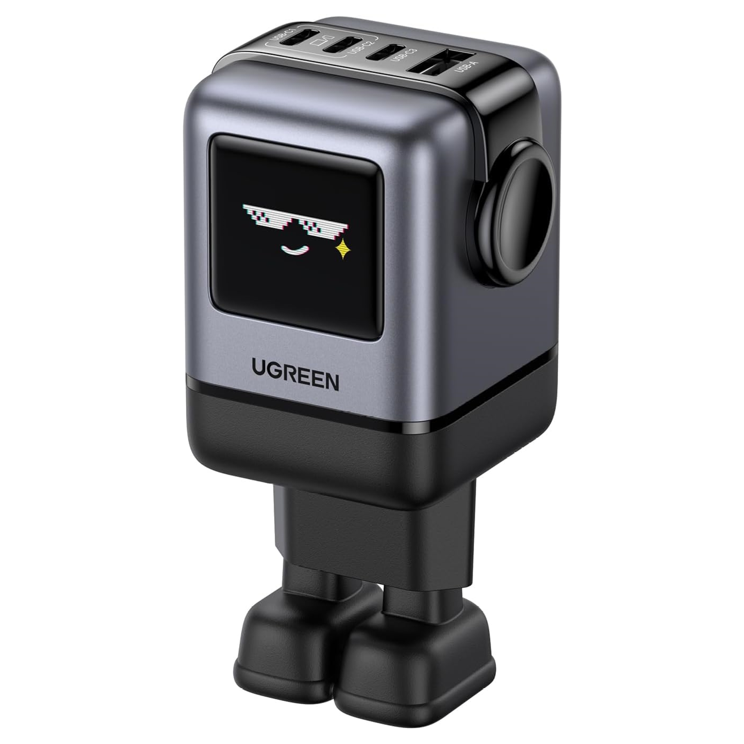 Ładowarka Sieciowa Ugreen 3x Usb-c+usb 100W Robot Wtyczka Amerykańska Usa