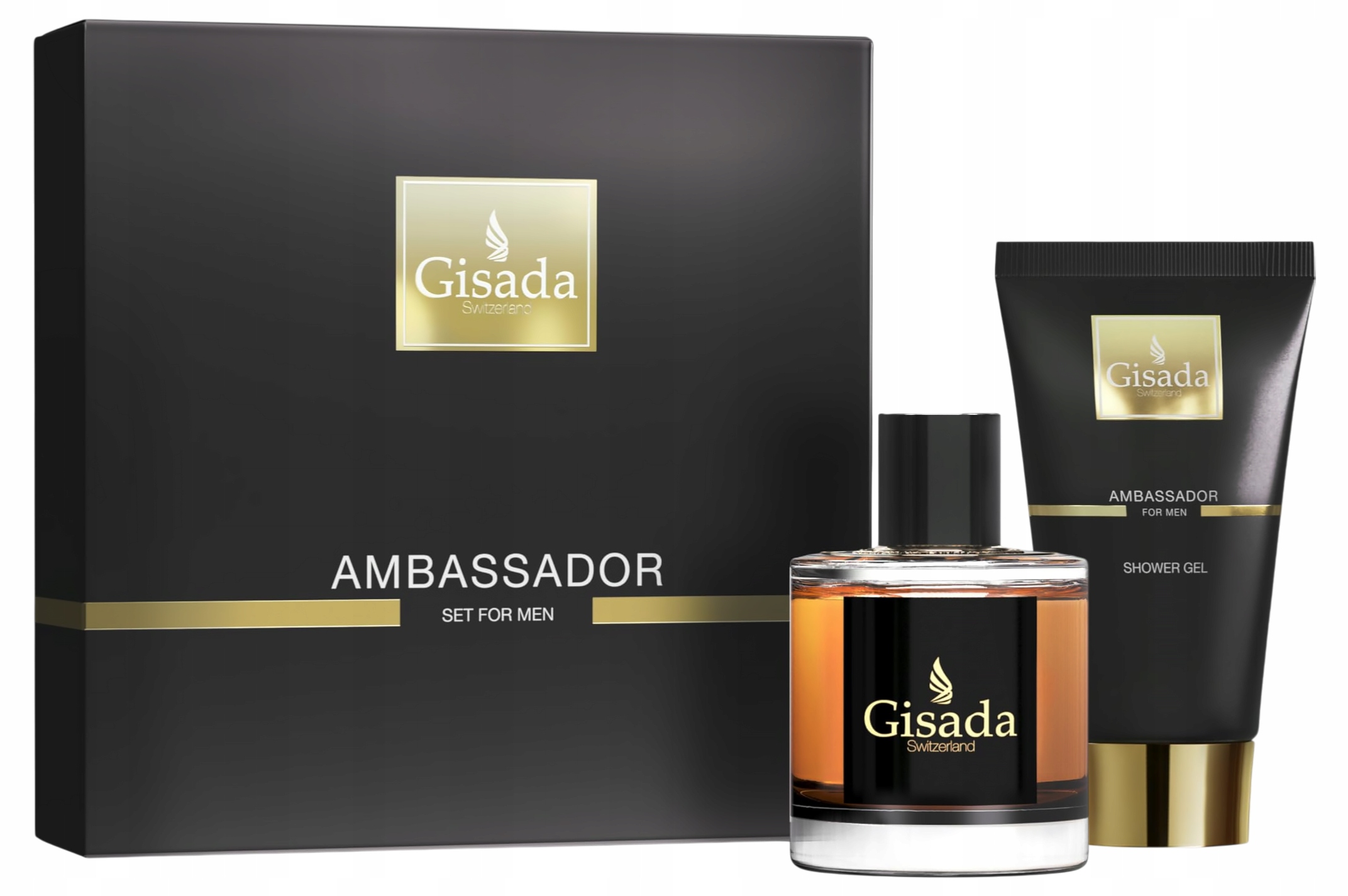 Gisada Ambassador Edp 50ml Żel pod prysznic 100ml Zestaw Upominkowy