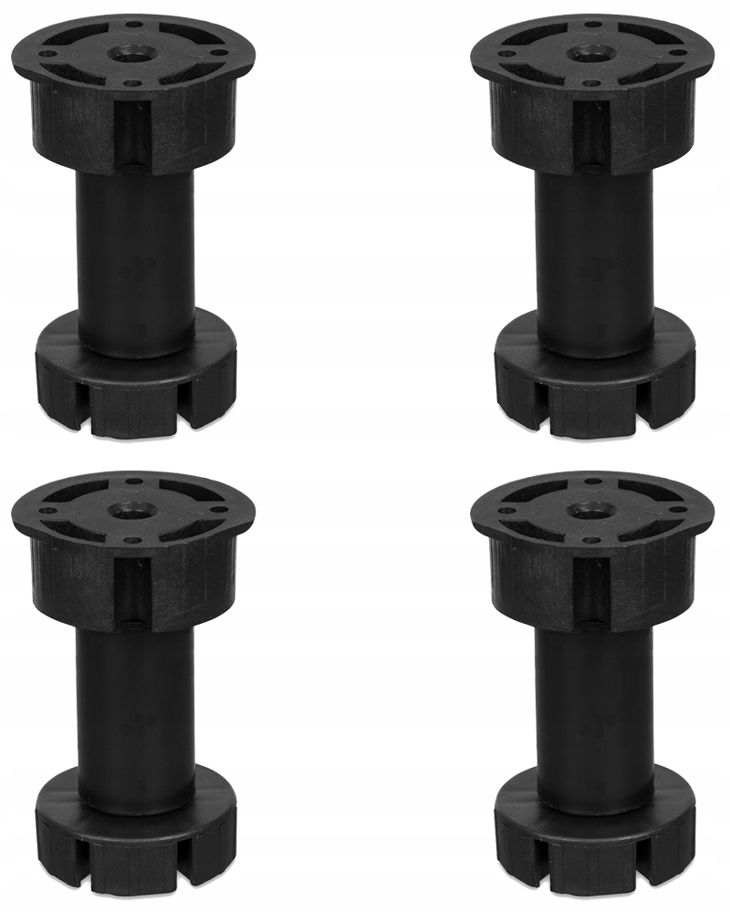 

4x Nóżka Meblowa, Stopka Kuchenna Do Cokołu H-100