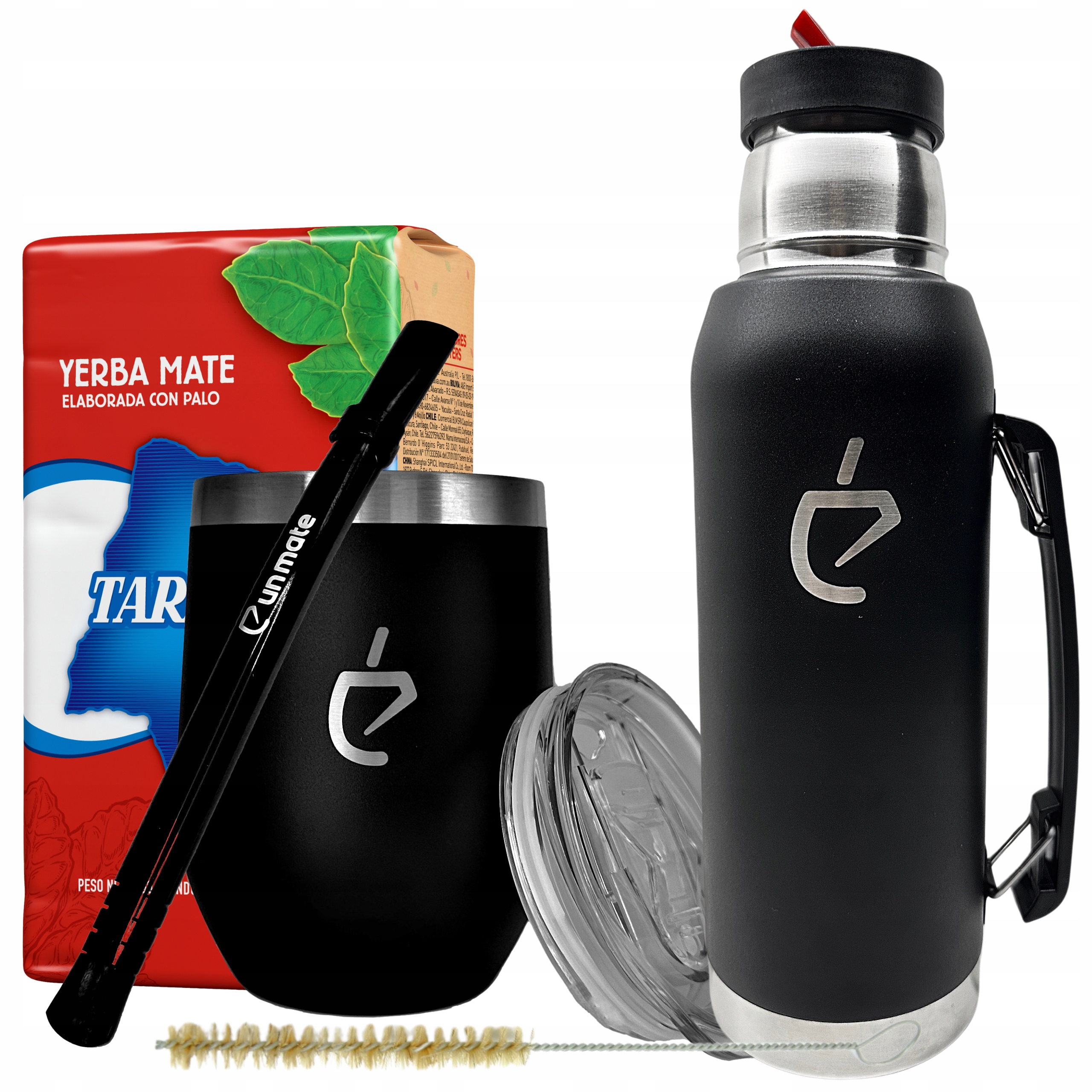 Levně Velký tepelný set pro yerba maté: termoska, bombilla, termolid, taragui