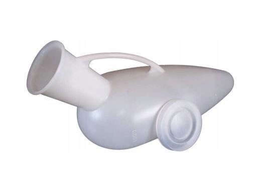 

Kaczka sanitarna Męska na mocz 800 ml Korek Rączka