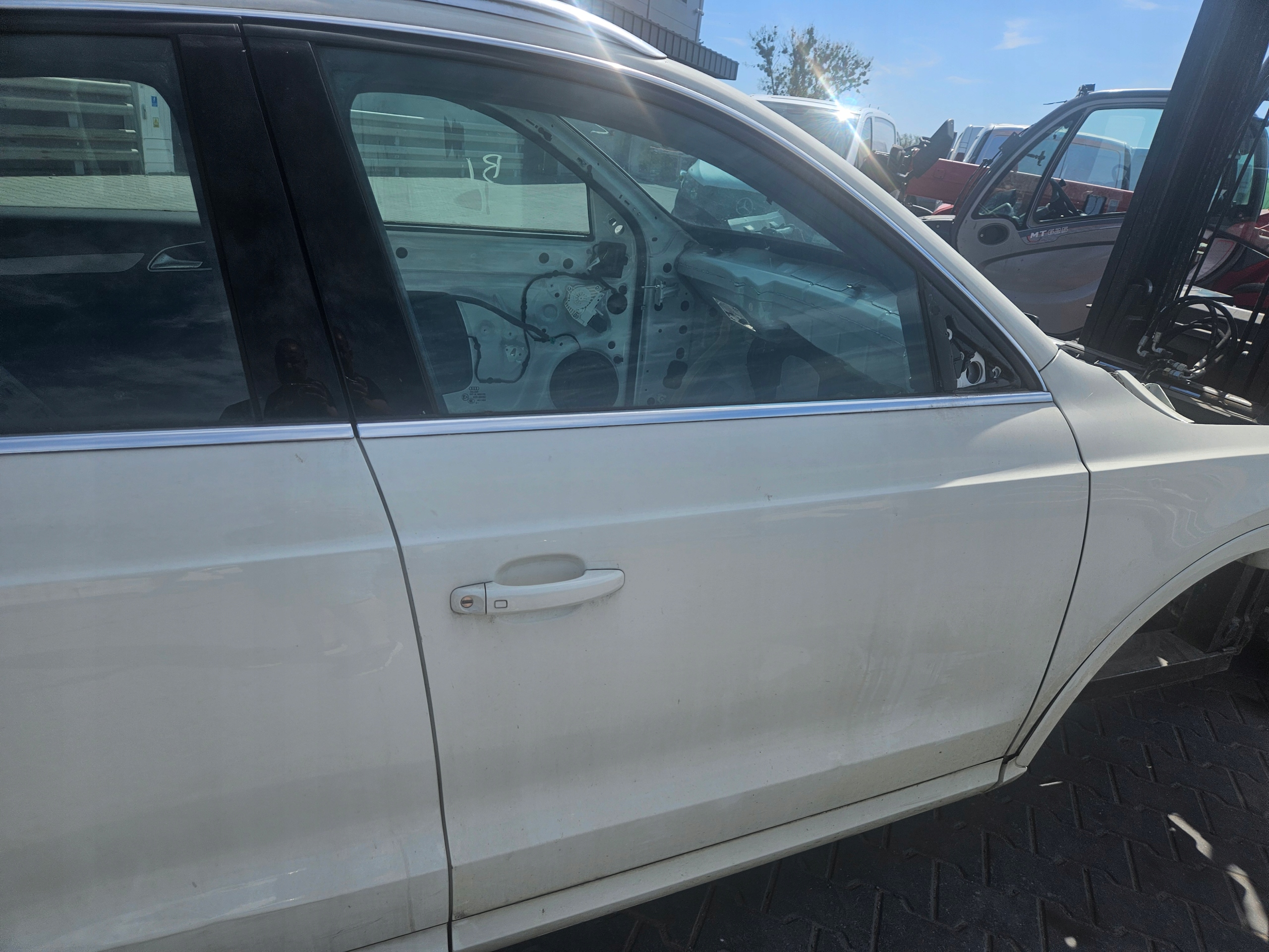 AUDI Q3 8U Tür rechts PRZODKOMPLETNE Farbe LY9K 11
