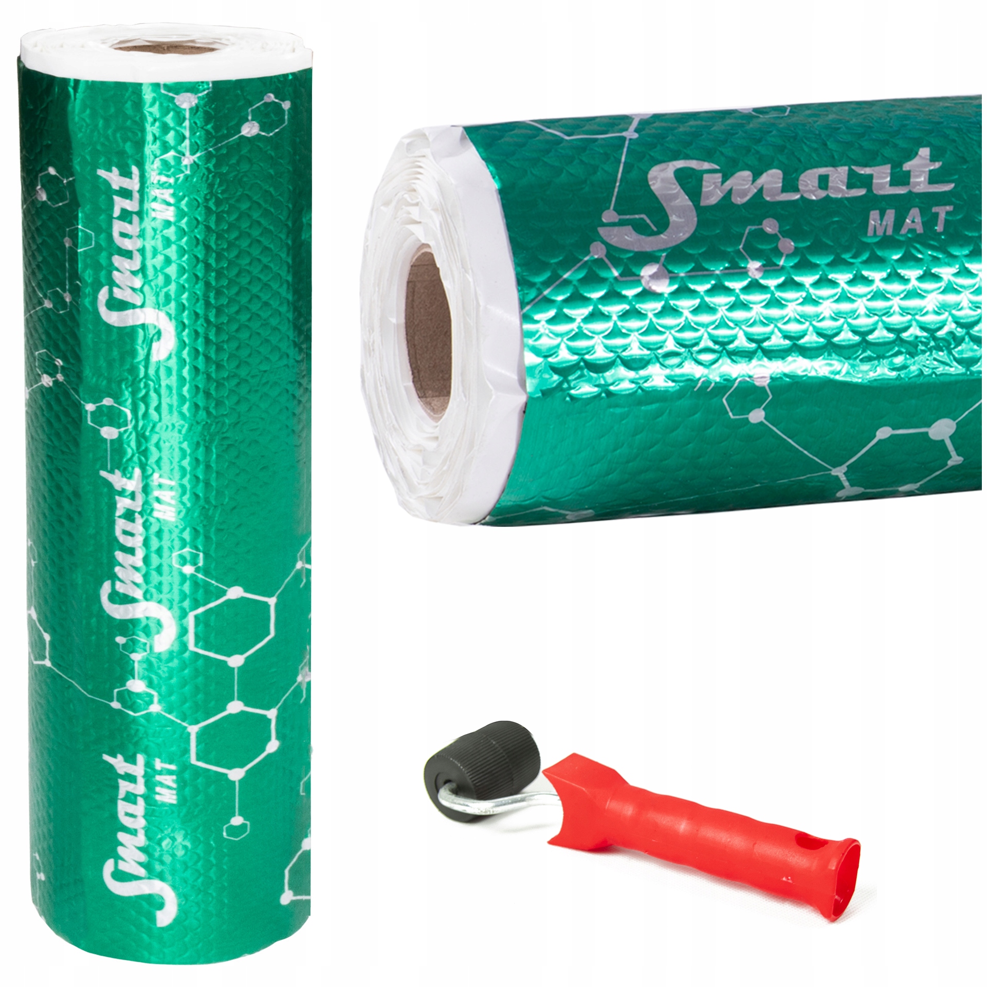 Butylová Podložka 2 m2 Odhlučnění Dveří Podlahy 1,5 mm, zpevňující materiál tlumí vibrace