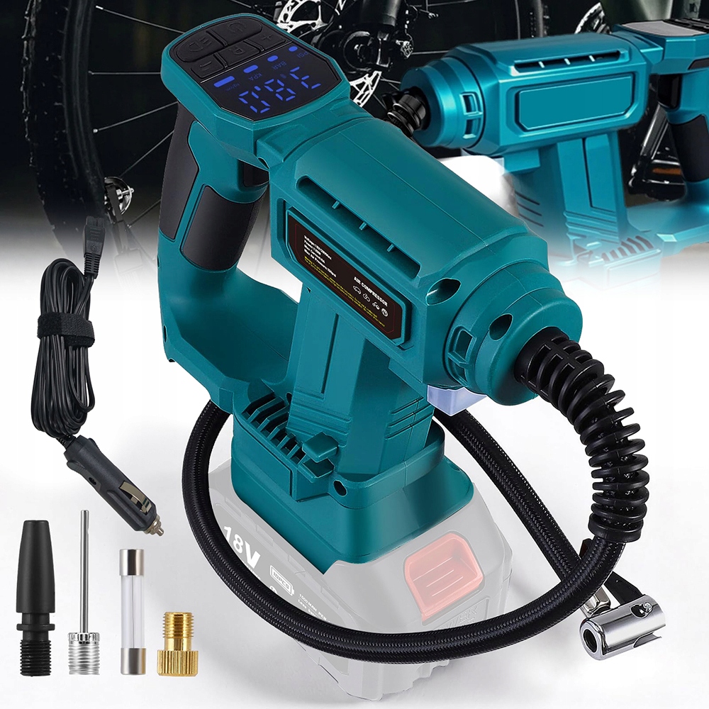 automobilová/pumpička na pneumatiky 120 W pro akumulátorovou vzduchovou pumpu Ma