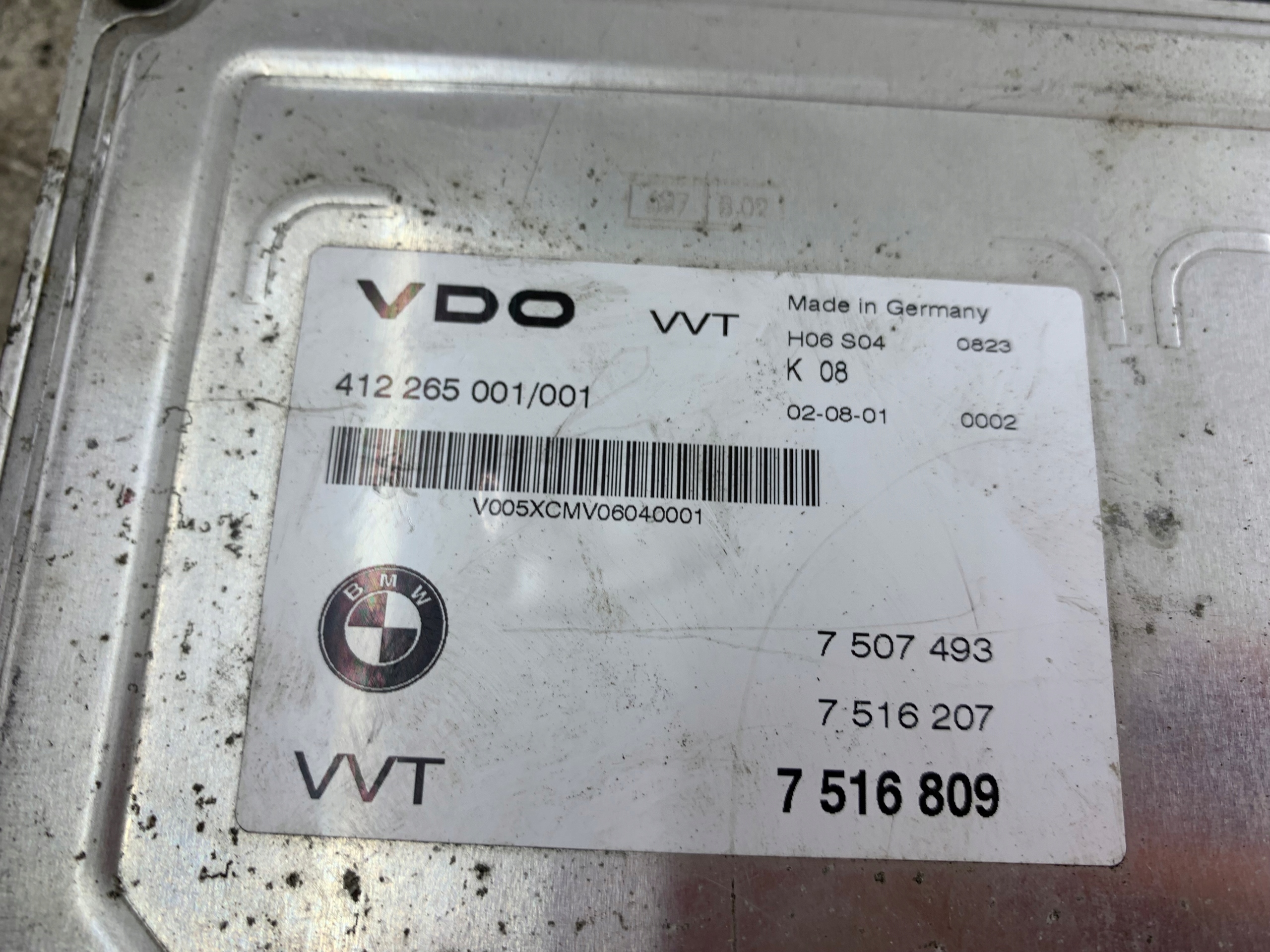 BMW E46 1.8 2.0 unité de commande électronique uce moteur 7516809
