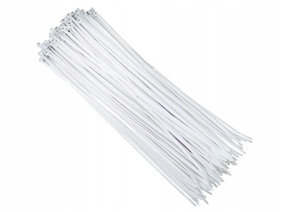 

Opaski kablowe nylonowe 300x3,6mm ,białe 100 szt.
